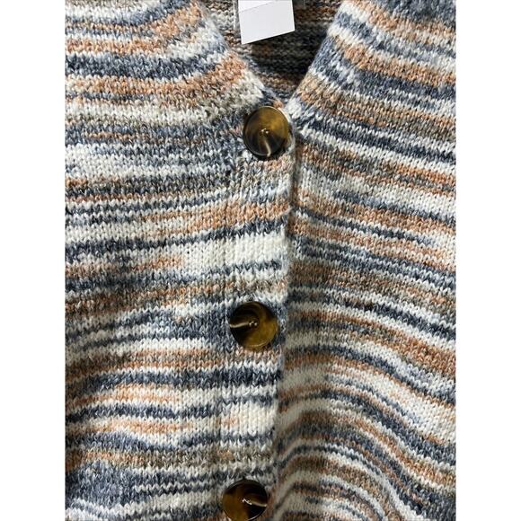 Lane Bryant Woman's Multi Color Strip Button Up Cardigan Sweater Sz 18 20 NWT - Picture 7 of 9